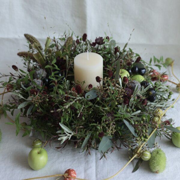 work shop by nogaaru  “ののはなキャンドルリース”